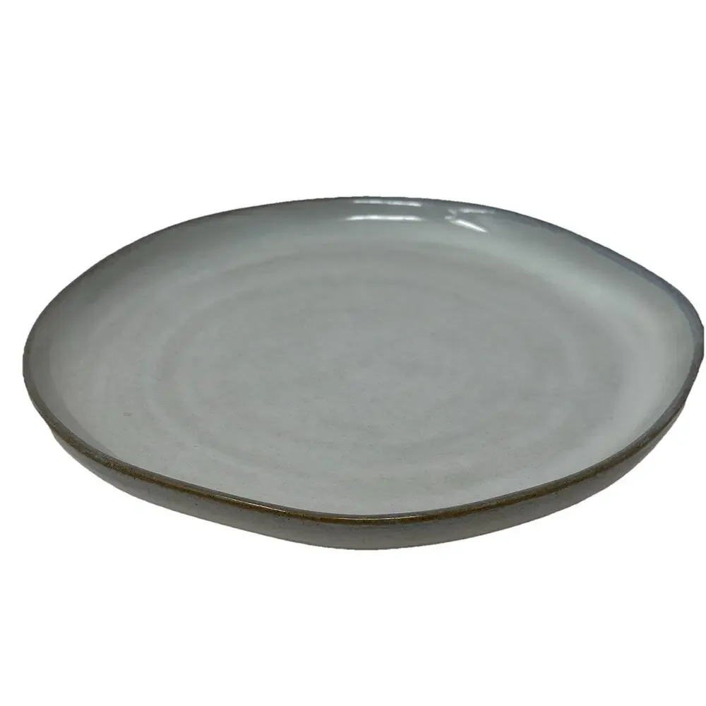 Hearth & Hand with Magnolia Light Grey Stoneware Luncheon Salad Plate 8.5”